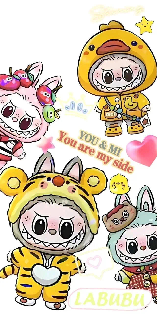 Labubu Black Night City