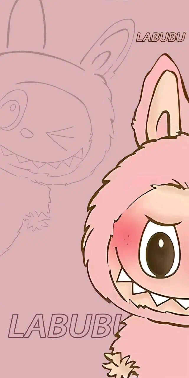 Labubu White Simple Design